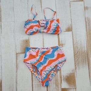 Pink LILY Colorful Swim Set Brand New